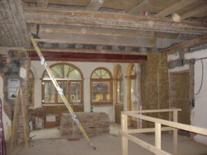 Wohnzimmer nach Durchbruch